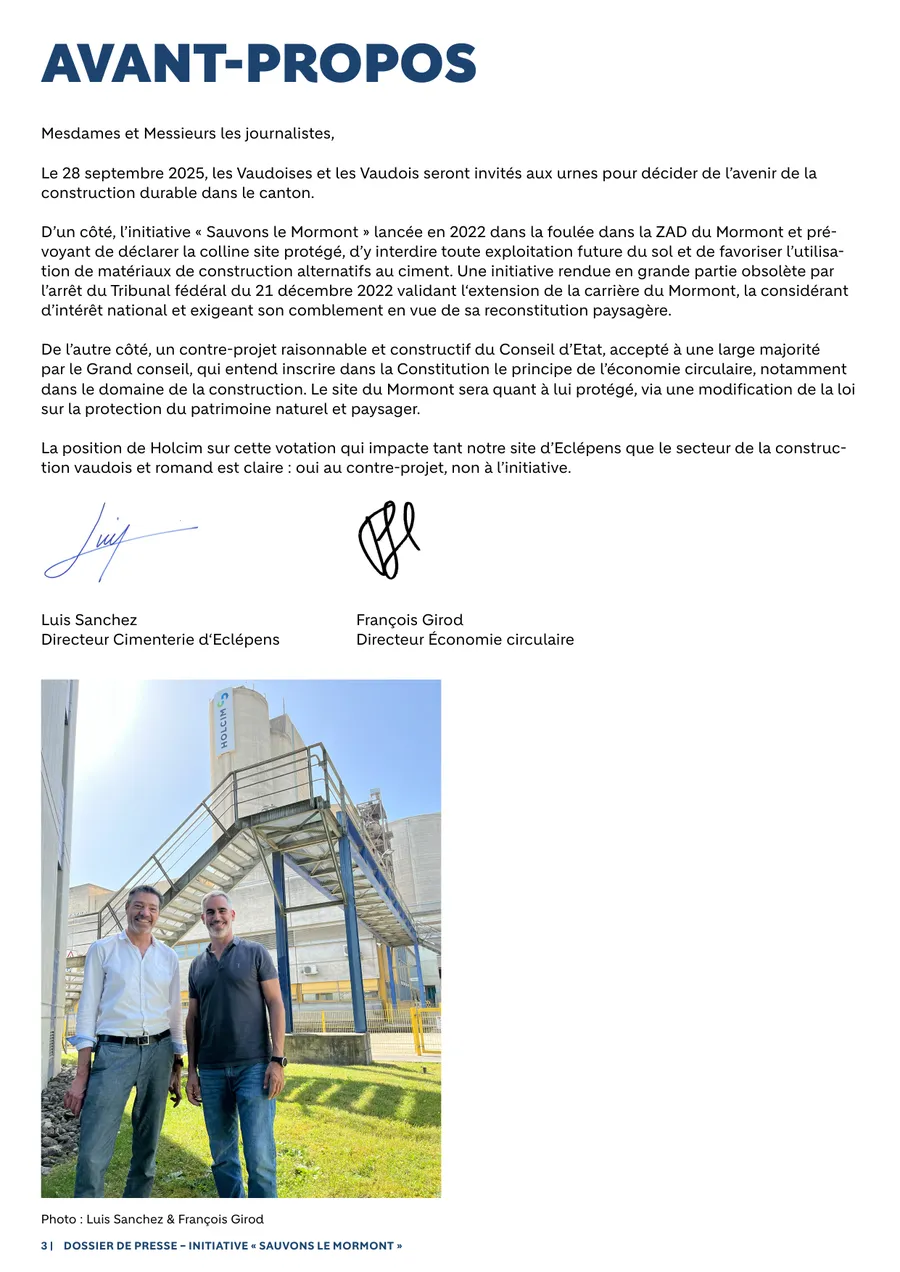 Vorwort mit Unterschriften und Foto